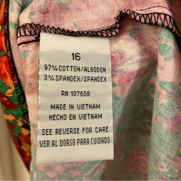 Womens Madison‎ Leigh Floral Cap Sleeve Shift Dress Size 16 NWT - Picture 9 of 12